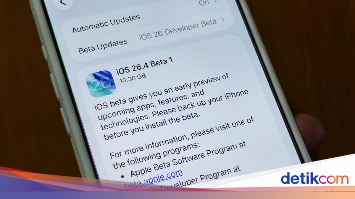 iOS 26.4 Beta 1 Rilis, Ini Fitur Baru iPhone yang Segera Hadir