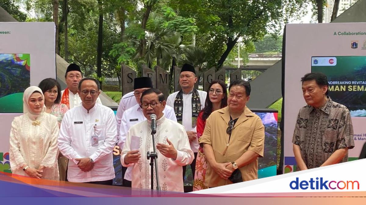Pramono Groundbreaking Revitalisasi Taman Semanggi, Anggarannya Rp 134 M