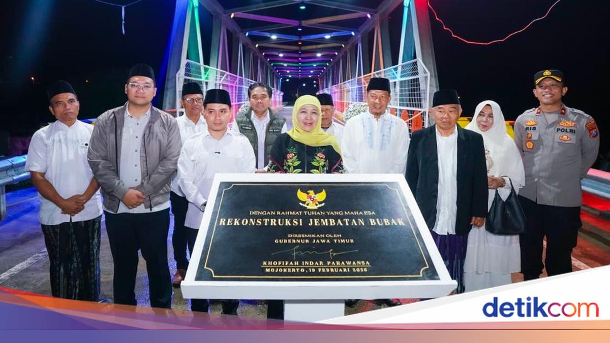 Khofifah Resmikan Jembatan Bubak Mojokerto, Tumbuhkan Akses Ekonomi Warga