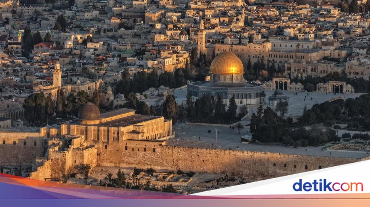 Penampakan Udara Wilayah Kompleks Al-Aqsa