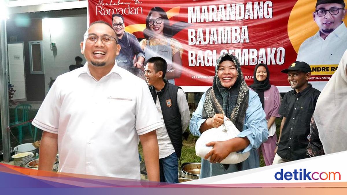Andre Rosiade Gelar Marandang Bareng Magdalena di Huntara Batang Anai