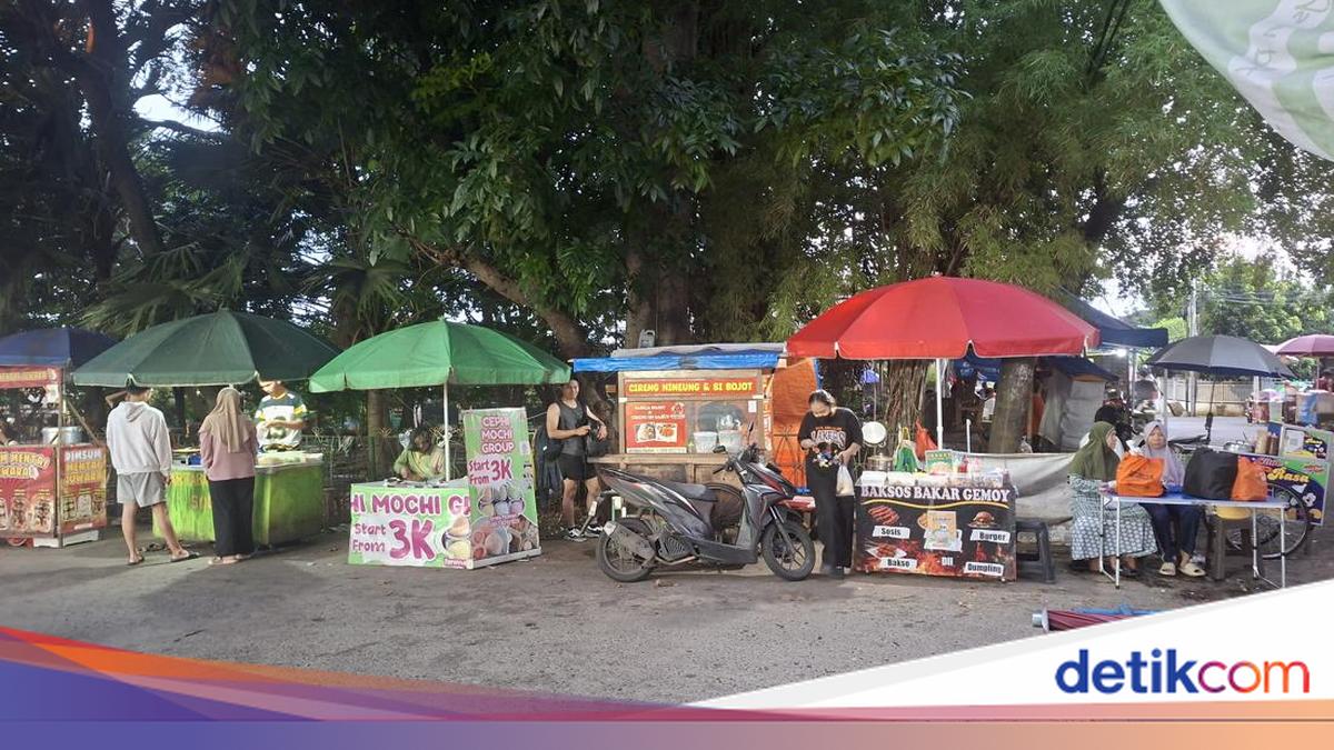 Keseruan Berburu Takjil di Taman Merdeka Depok