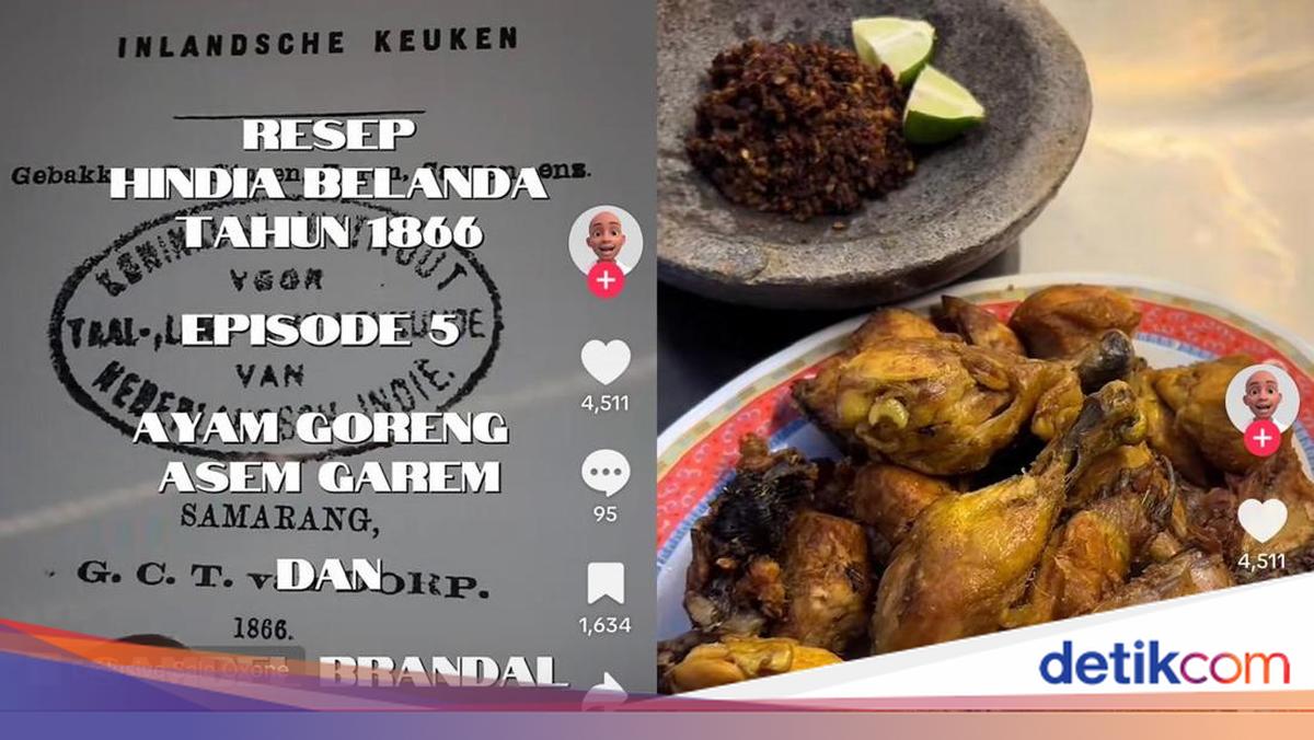 Buku Resep Hindia-Belanda Tahun 1866 Ditemukan! Ini Menu Menariknya