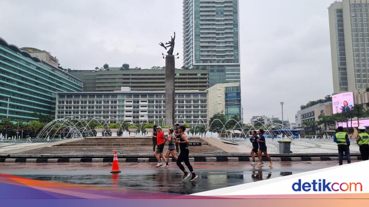 Suasana CFD Jakarta Pekan Pertama Ramadan, Warga Tetap Antusias Olahraga