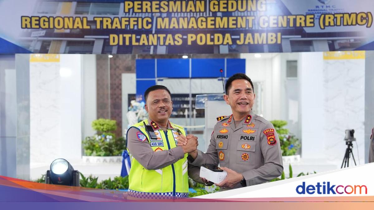 Gedung RTMC Polda Jambi Diresmikan, Kakorlantas: Senyum Polantas adalah Marka Utama