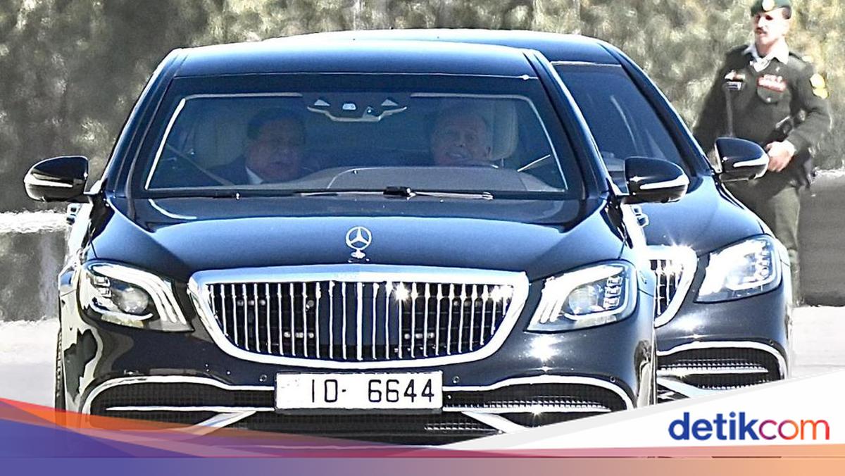 Momen Prabowo Disopiri Raja Yordania Saat Menuju Bandara Marka