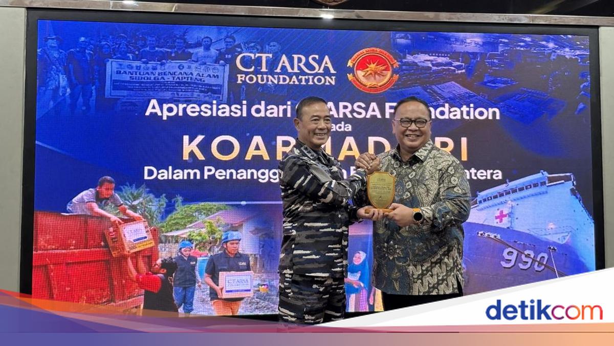 CT ARSA Apresiasi Koarmada RI Bantu Salurkan 100 Ton Donasi Bencana Sumatera