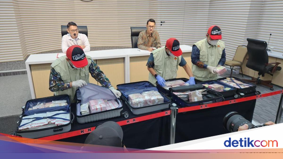 Penampakan Duit Rp 5 M dalam 5 Koper yang Disita KPK dari Safe House Ciputat