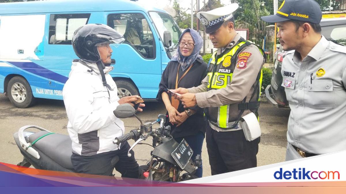 Minim Pendapatan Pajak, Samsat Pandeglang Lakukan Razia Kendaraan