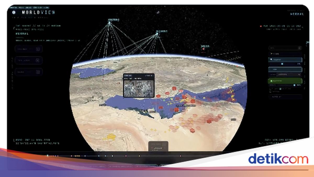 Viral 'Mata Tuhan' Berbasis AI Petakan Detik-detik Serangan AS ke Iran