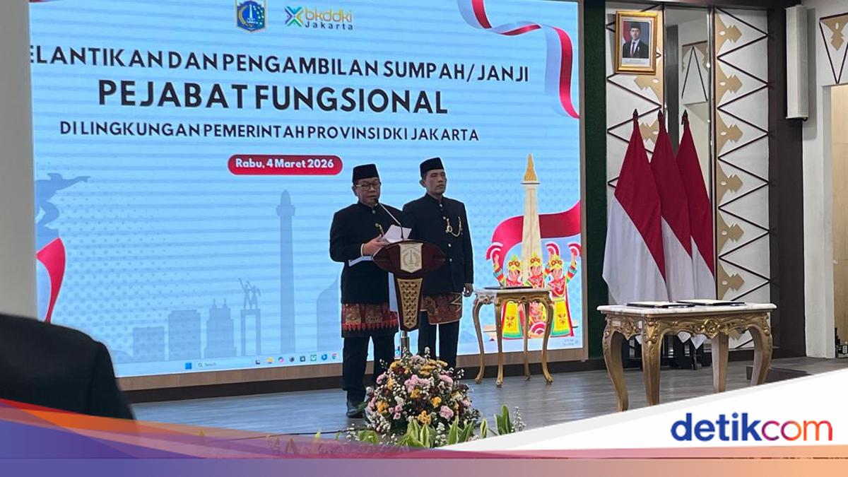 Pramono Lantik 521 Pejabat Fungsional DKI, 473 di Antaranya Satpol PP