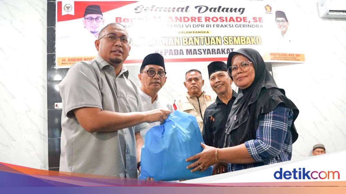 Andre Rosiade ke Kampung Lapai, Bagi 500 Sembako dan Serap Aspirasi Warga