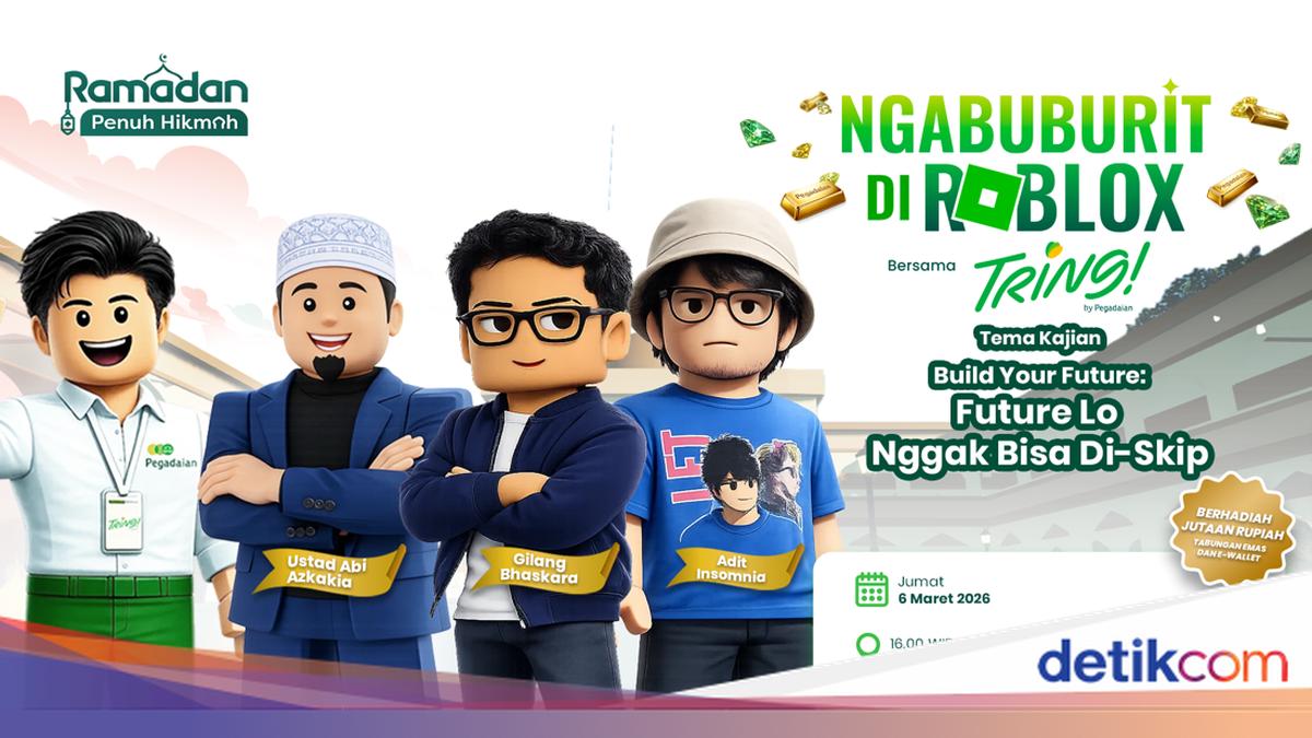 Ngabuburit di Roblox Bareng TRING! Pegadaian, Seru dan Berhadiah