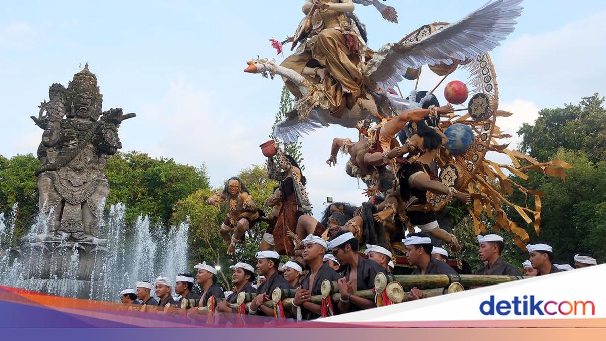 Ogoh-Ogoh Raksasa Ramaikan Kasanga Festival 2026 di Denpasar