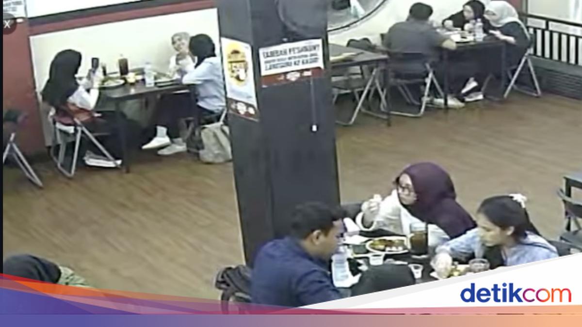 Detik-detik Aksi Dugaan Pencurian Tas di Warung Praz Teguh Terekam CCTV