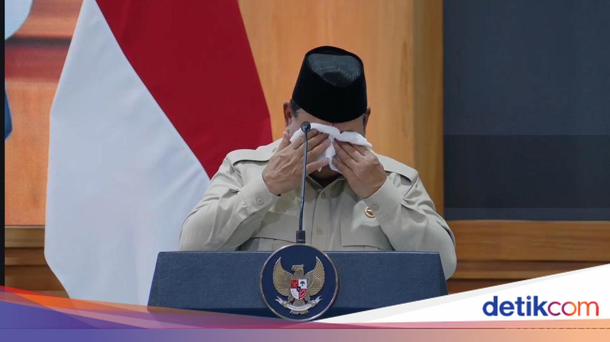 Tangis Haru Prabowo Saat Apresiasi Baznas Salurkan Bantuan RI ke Palestina