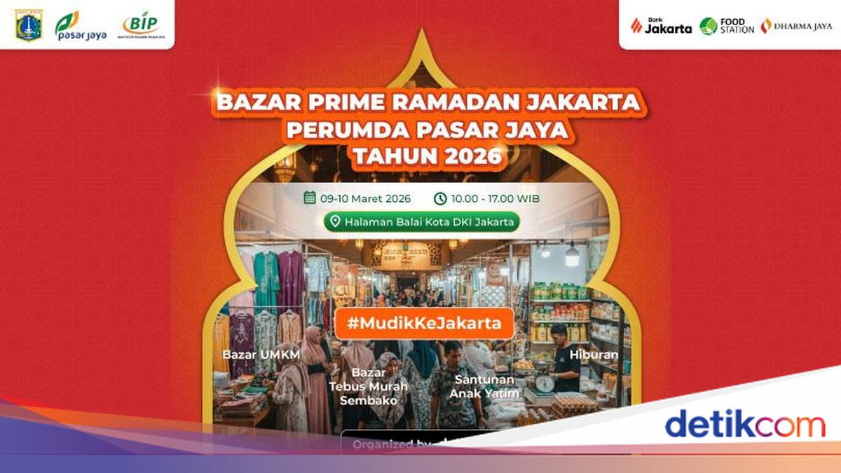 Ramaikan! Perumda Pasar Jaya Gelar Bazar Prime Ramadan Jakarta