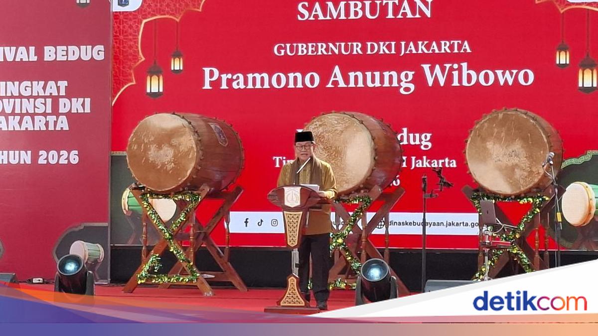 Pramono Buka Festival Bedug DKI, 16 Grup Bakal Tampil saat Malam Takbir di HI