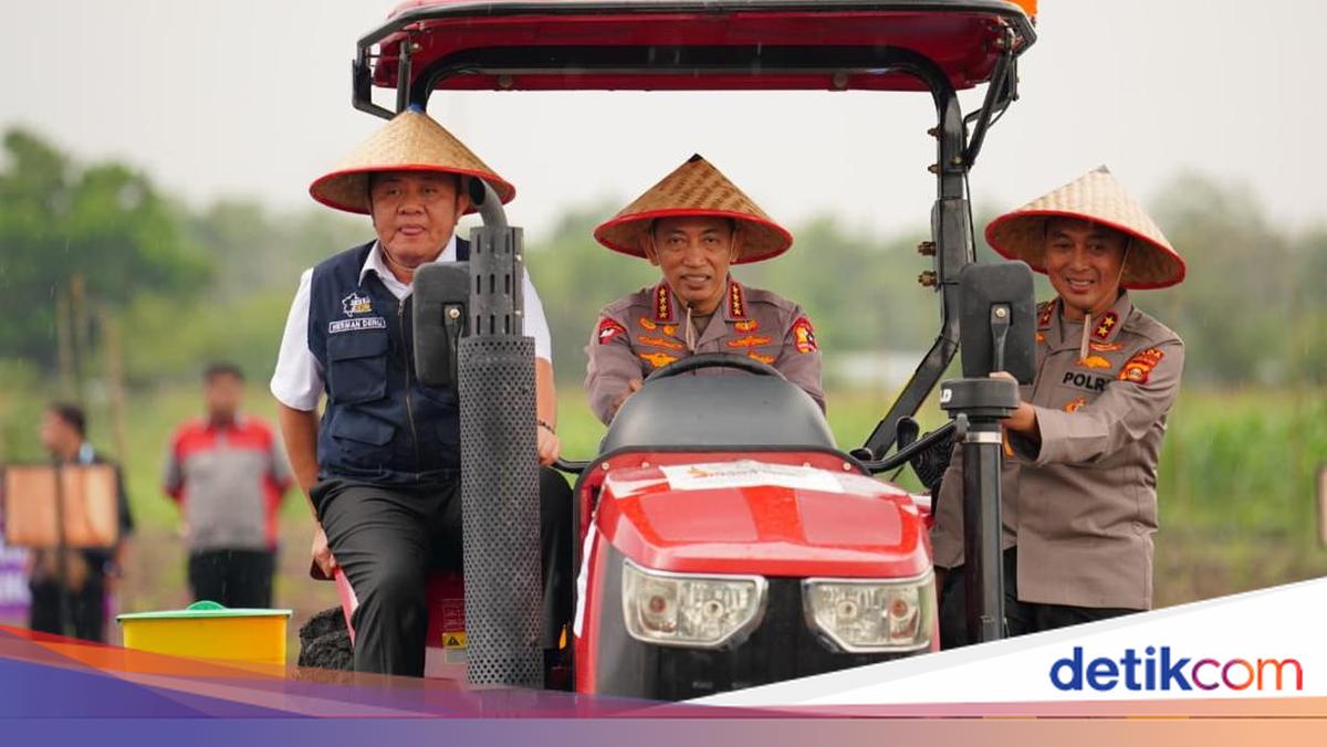 Kapolri Pimpin Tanam Jagung Serentak di Lahan 3.035,89 Ha, Dukung Ketahanan Pangan