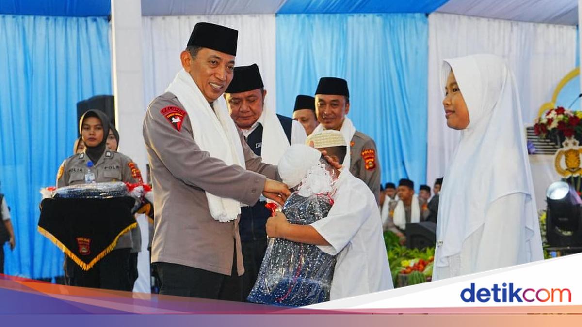 Kapolri Safari Ramadan di Sumsel: Santuni Yatim-Perkuat Sinergi dengan Tokoh Agama