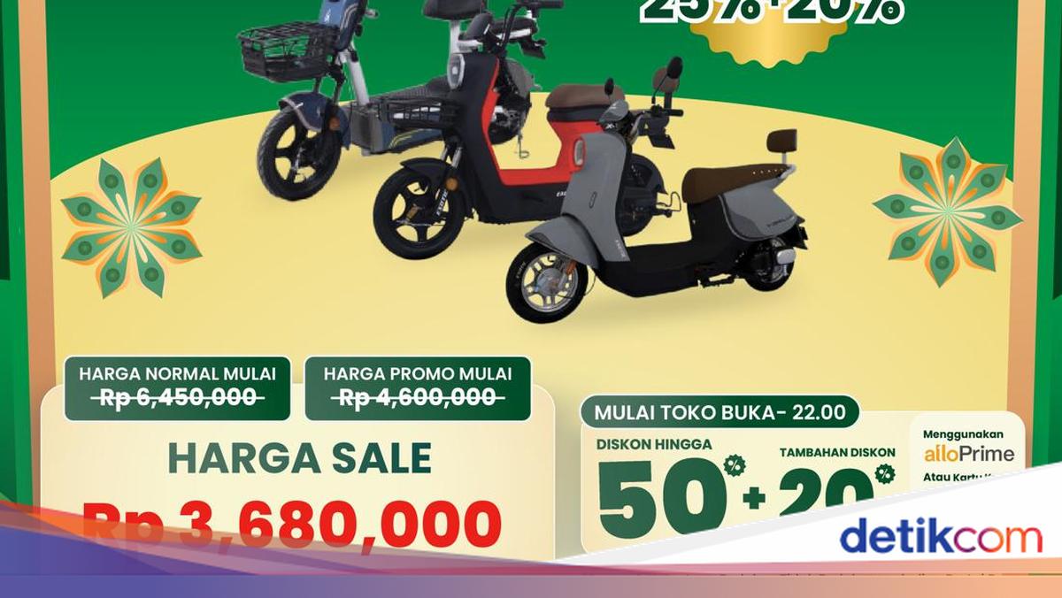 Ada Promo Menarik Sepeda Listrik di Transmart Full Day Sale