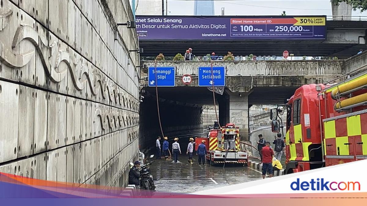 Rute 6V TransJ Ragunan-Senayan Dialihkan Imbas Underpass Mampang Banjir