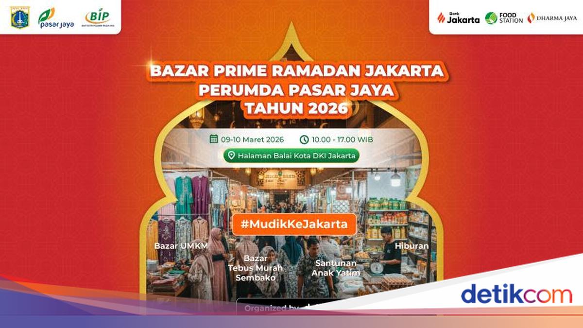 Besok! Bazar Prime Ramadan Jakarta Digelar di Balai Kota