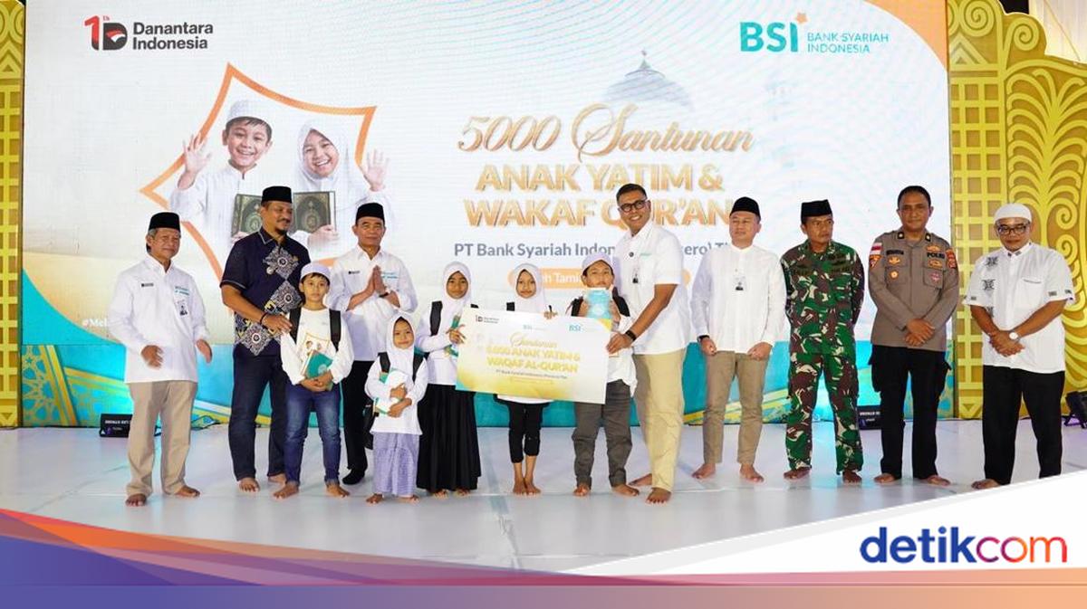 BSI Santuni 5.000 Anak Yatim Serentak di Seluruh Indonesia