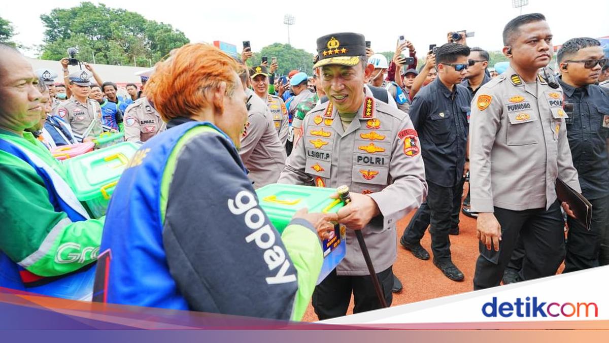 Kapolri Ucapkan Terima Kasih ke Ojol-Buruh: Teruslah Jadi Sabuk Kamtibmas