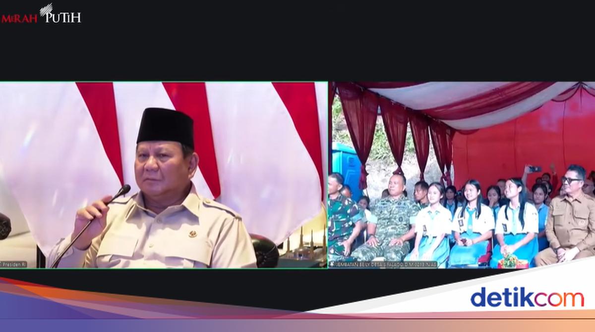 Prabowo Resmikan 218 Jembatan yang Dibangun 2,5 Bulan di Berbagai Daerah