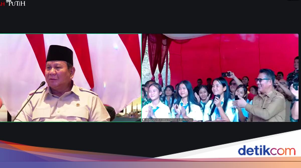 Prabowo Beri Siswi Nias Kans Kuliah: Belajar yang Benar, Jangan Pacaran Dulu