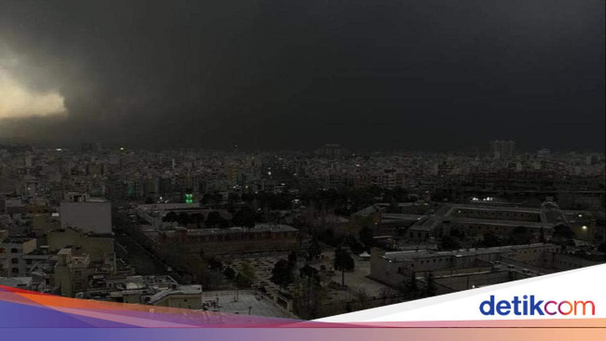 Hujan Hitam Menyeramkan Turun di Iran, Ini Peringatan Ilmuwan