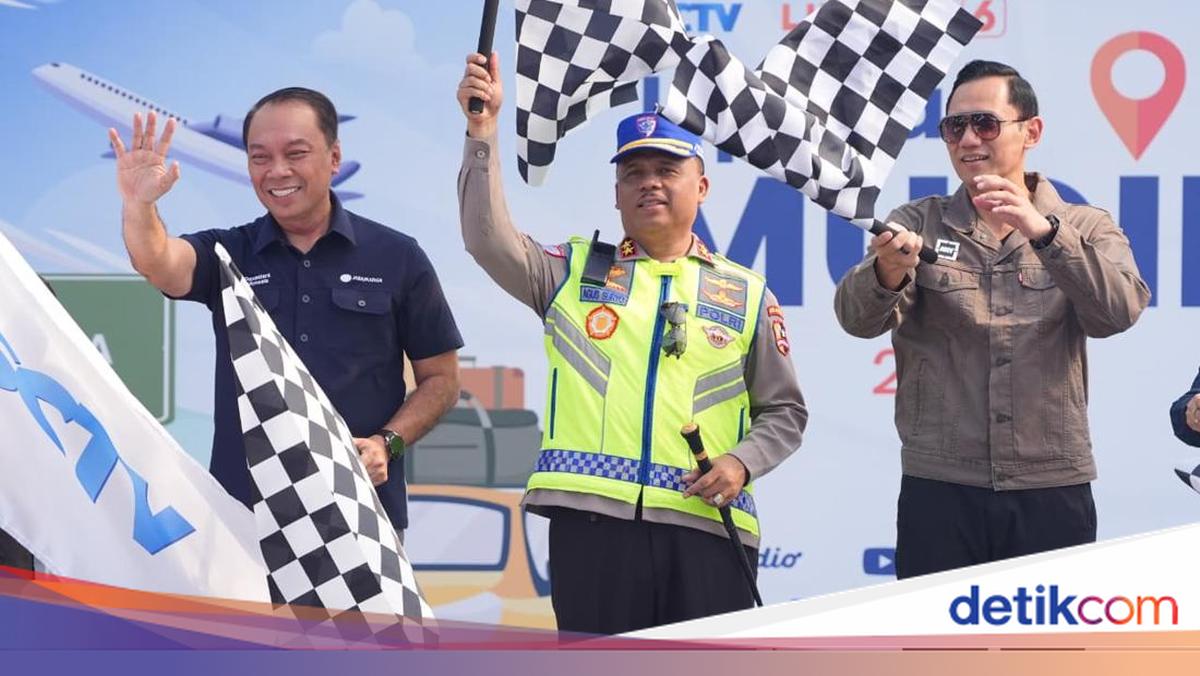 Kakorlantas Lepas Tim Mudik Media: Pastikan Mudik Aman, Keluarga Bahagia