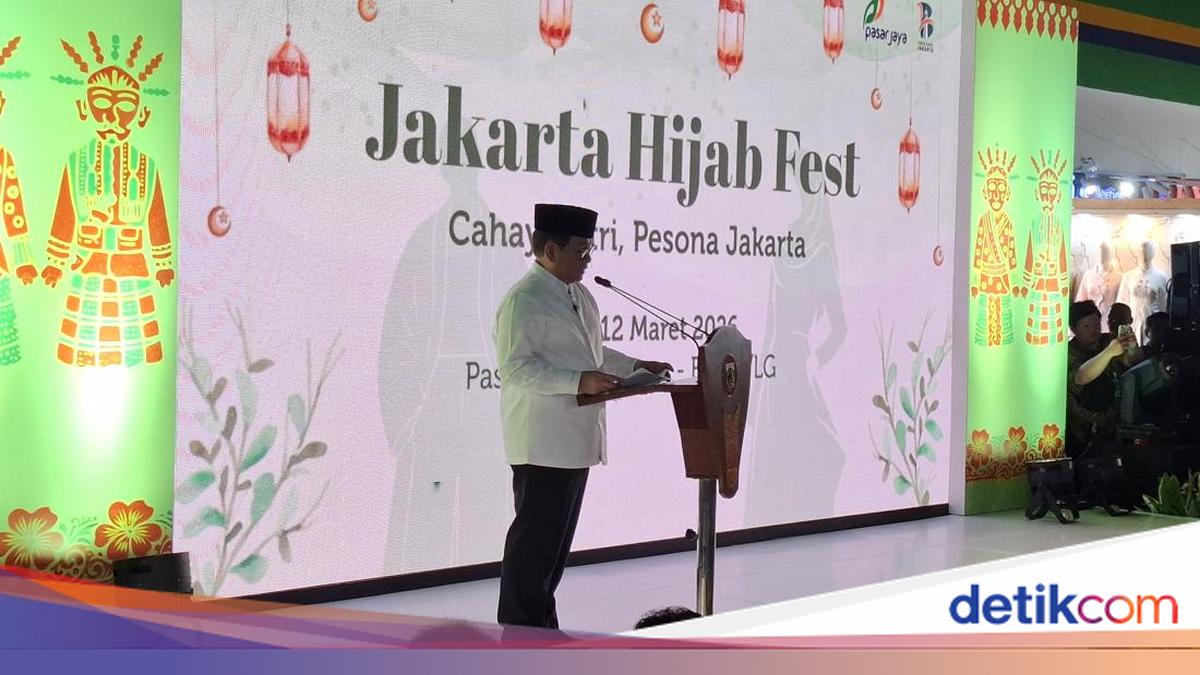 Buka Jakarta Hijab Festival, Pramono Ingin Tanah Abang Kembali Ramai