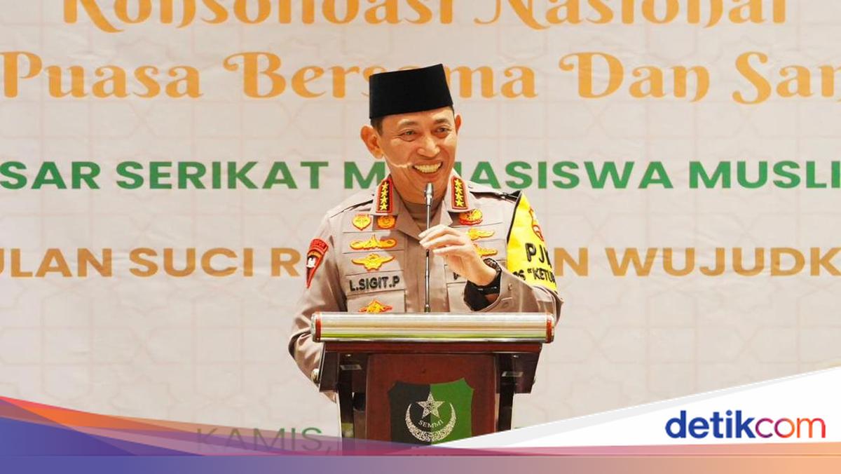 Hadiri Buka Puasa PB SEMMI, Kapolri Ajak Mahasiswa Jaga Persatuan
