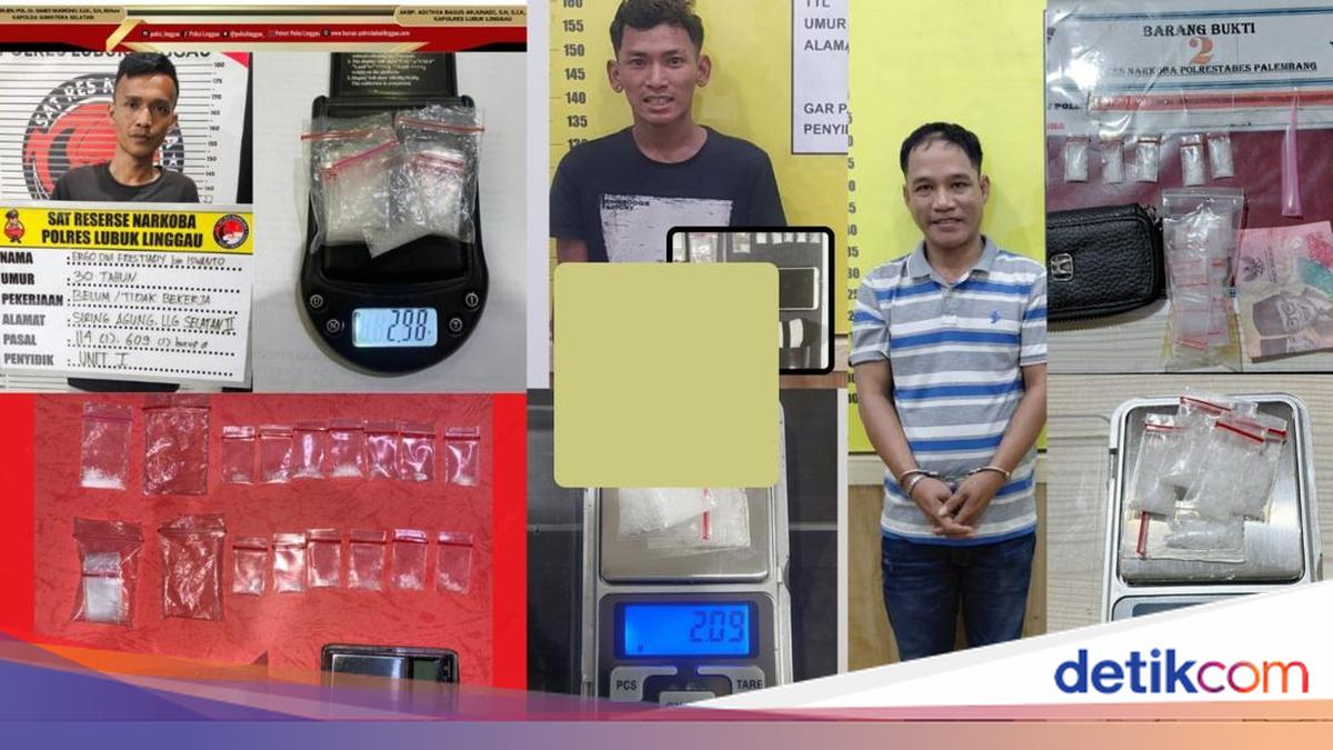 Polda Sumsel Tangkap 3 Pengedar Narkoba, 26 Paket Sabu Siap Edar Disita