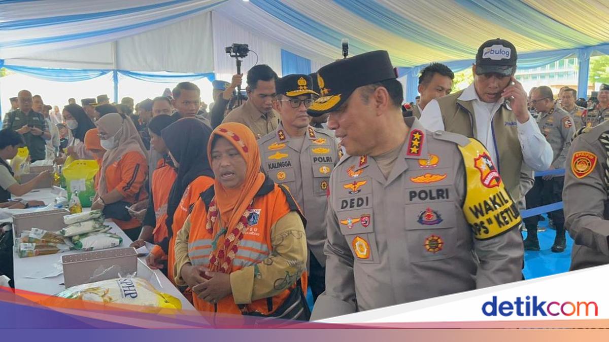 Gerakan Pangan Murah Polri Salurkan 1.337 Ton Beras Se-RI Jelang Lebaran