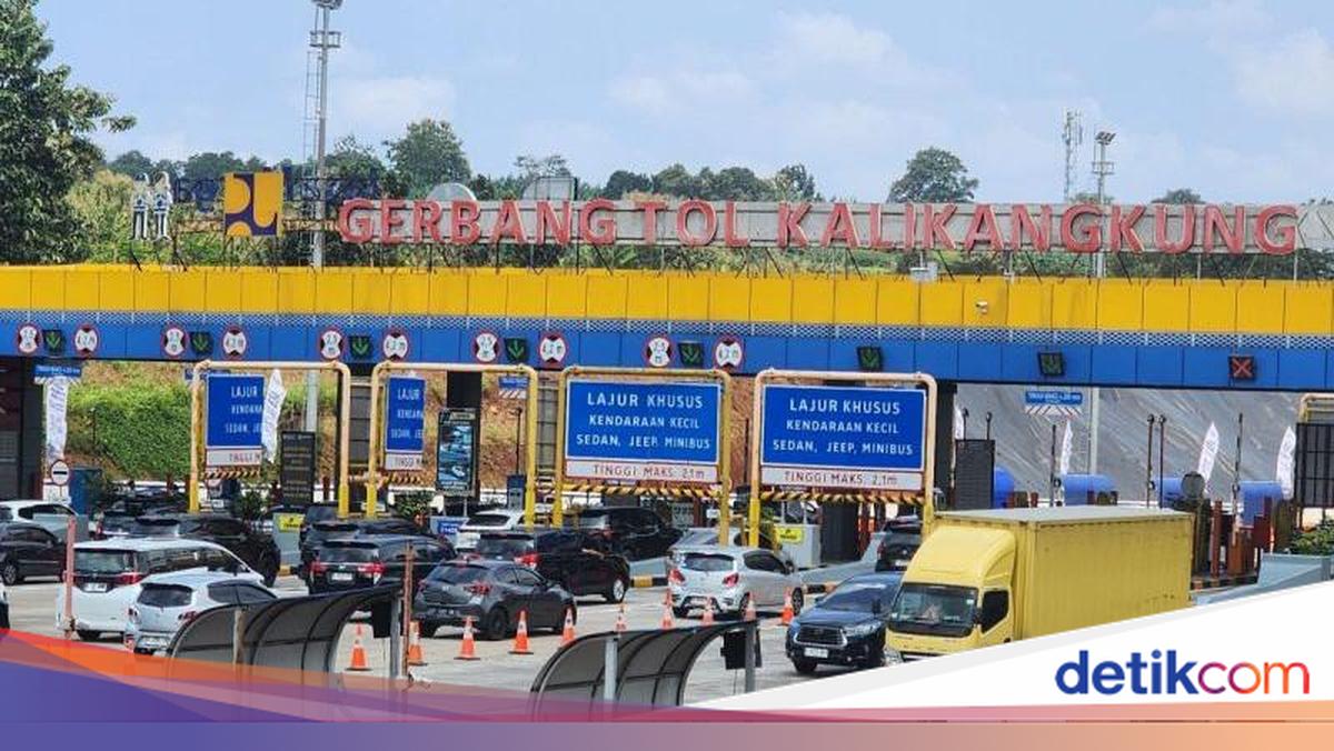 Arus Pemudik Meningkat: 1.500 Kendaraan per Jam Masuk GT Kalikangkung Semarang