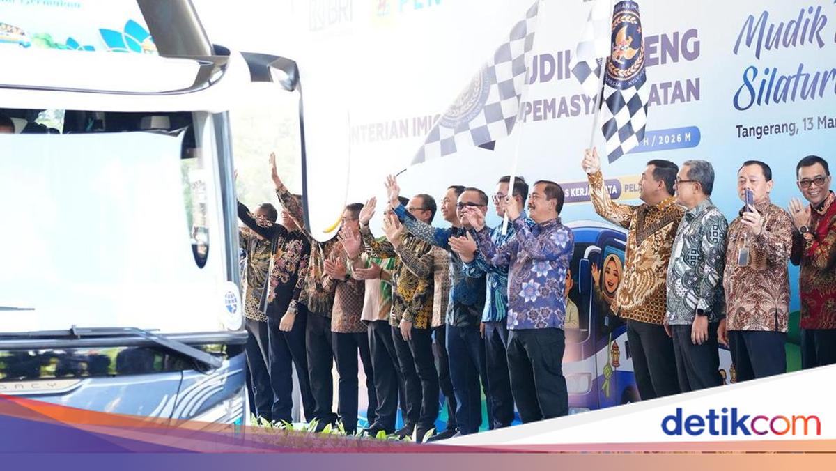 Pegawai Kemenimipas Difasilitasi Mudik Bareng demi Kurangi Macet di Jalan