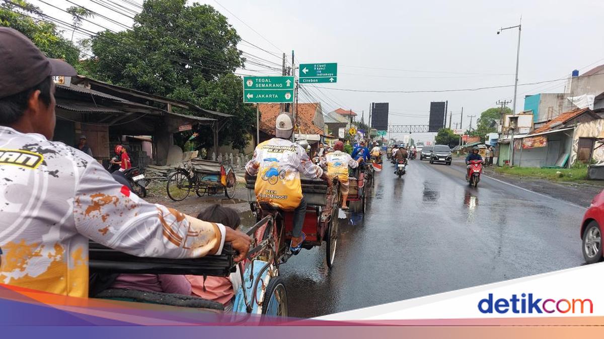Penarik Becak di Cirebon Terima Kompensasi Rp 1,4 Juta dari Gubernur Jabar