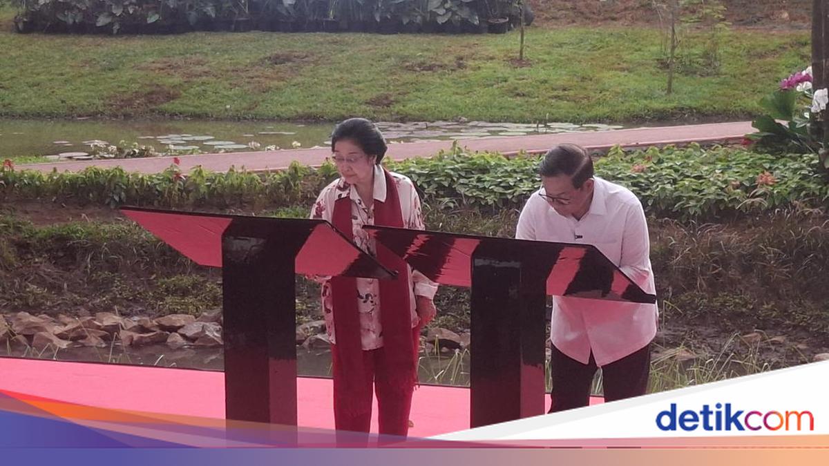 Megawati dan Pramono Resmikan Taman Bendera Pusaka