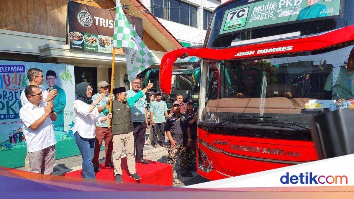Cak Imin Lepas 1.200 Peserta Mudik Lebaran Gratis PKB ke Jateng dan Jatim
