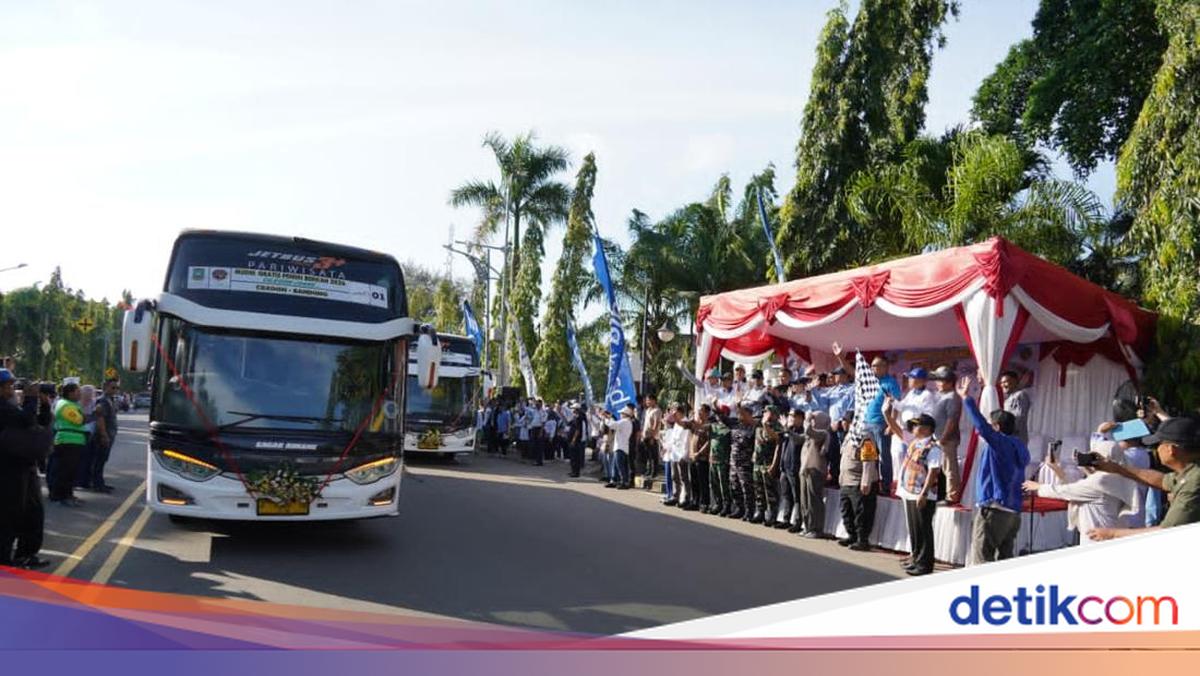 Pemkot Cilegon Berangkatkan 50 Bus Antar 2.000 Pemudik Pulang Kampung