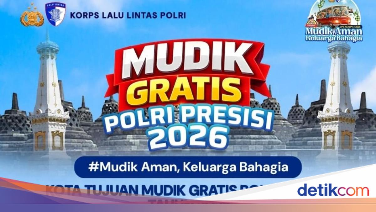 Polri Siapkan Mudik Balik Gratis Presisi 2026, Mudik Aman, Keluarga Bahagia
