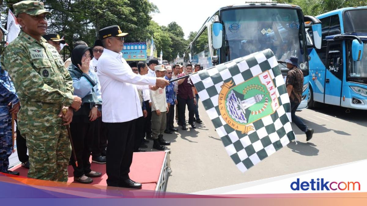 Andra Soni Lepas 990 Peserta Program Mudik Gratis Pemprov Banten