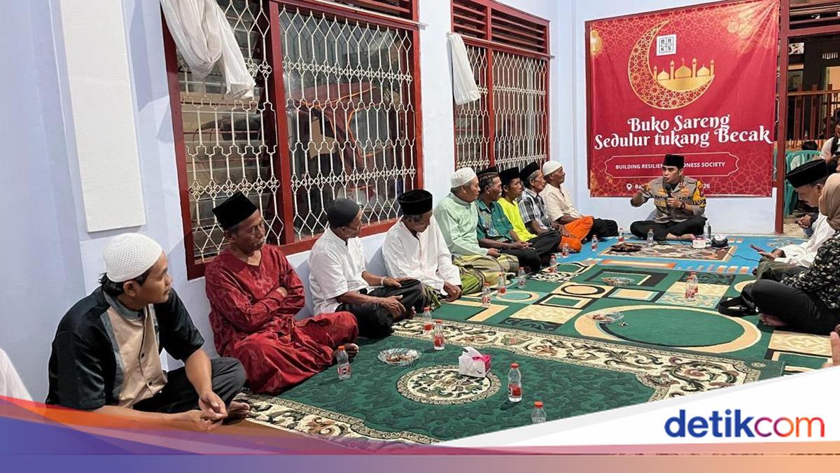 Kapolresta Banyuwangi Bukber Bareng Tukang Becak