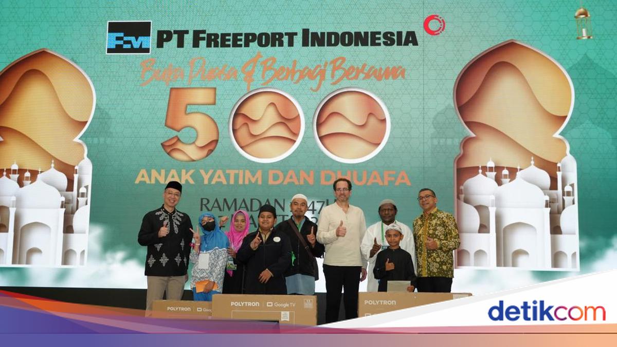 Karyawan Freeport Indonesia Berikan Santunan untuk 700 Anak Yatim &amp; Dhuafa