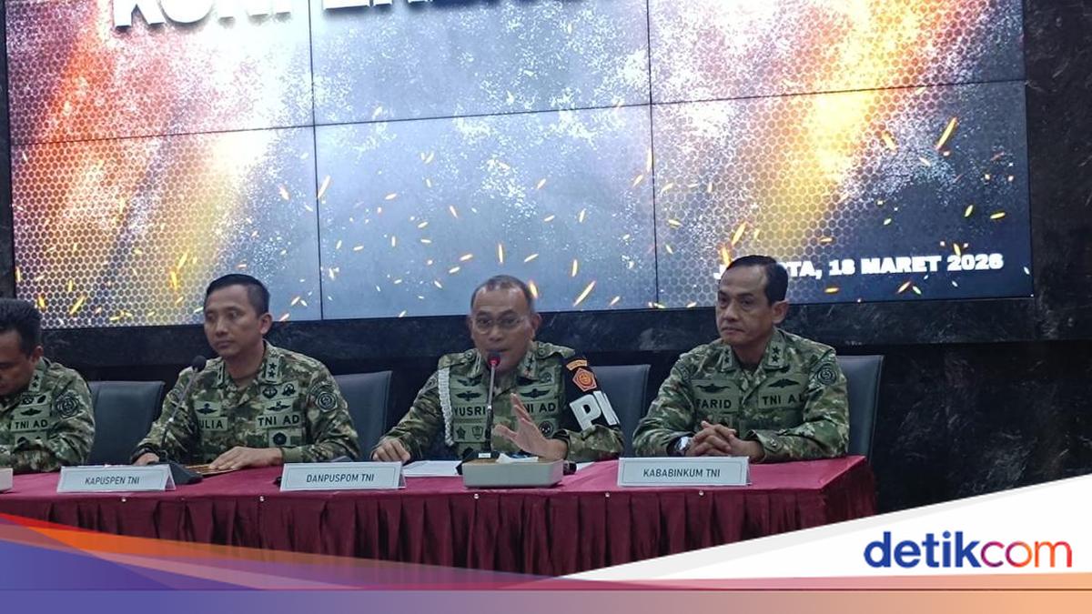 4 Prajurit TNI Tersangka Penyiraman Air Keras ke Aktivis KontraS Ditahan - detikNews