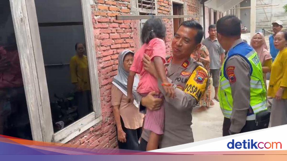 Bocah Demak Nyasar Sepedaan 22 Km, Ditolong Polisi Pospam Lebaran