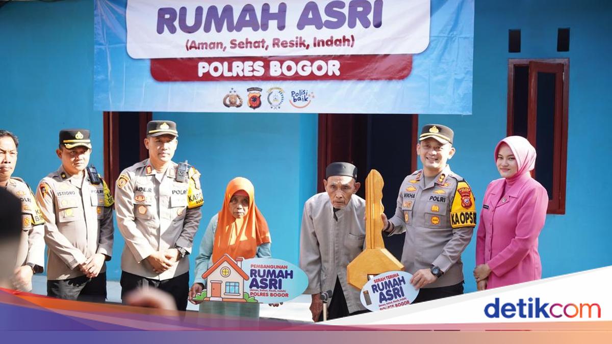 Program ASRI Presiden, Polres Bogor Serahkan 3 Unit Renovasi Rutilahu ke Warga